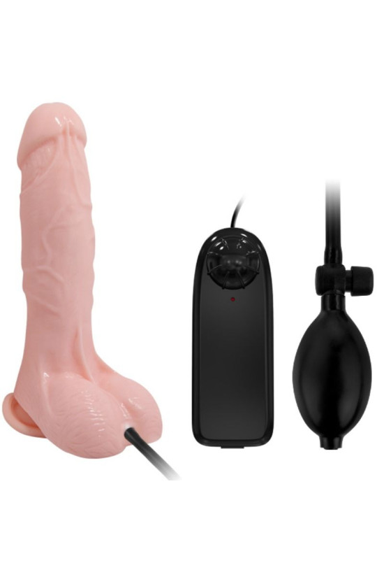 BAILE - DILDO VIBRANTE E GONFIABILE REALISTICO 18.8 CM