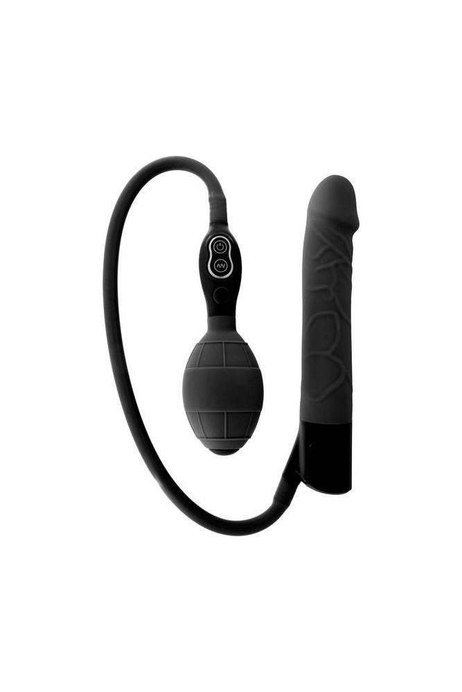 SEVEN CREATIONS - VIBRATORE GONFIABILE NERO