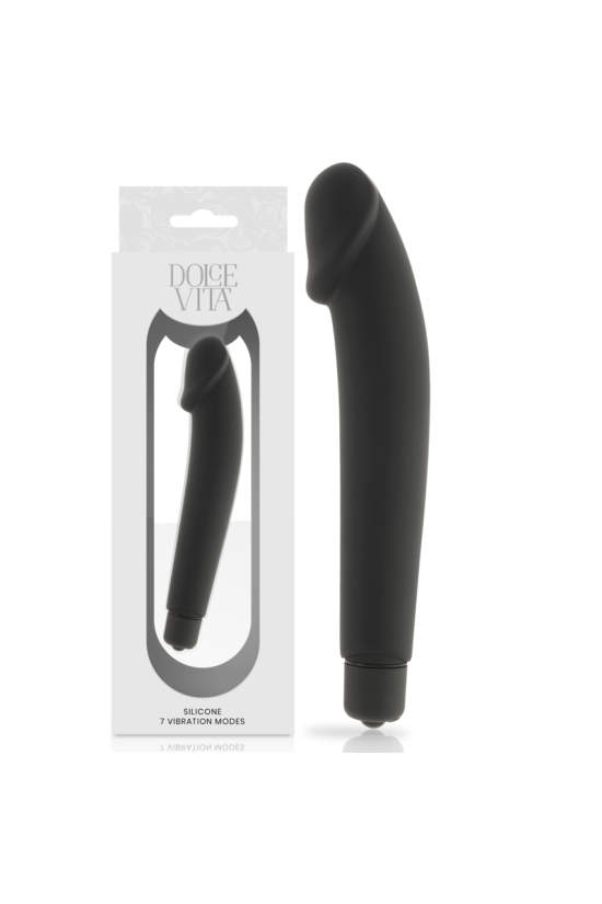 DOLCE VITA - REALISTIC BLACK SILICONE