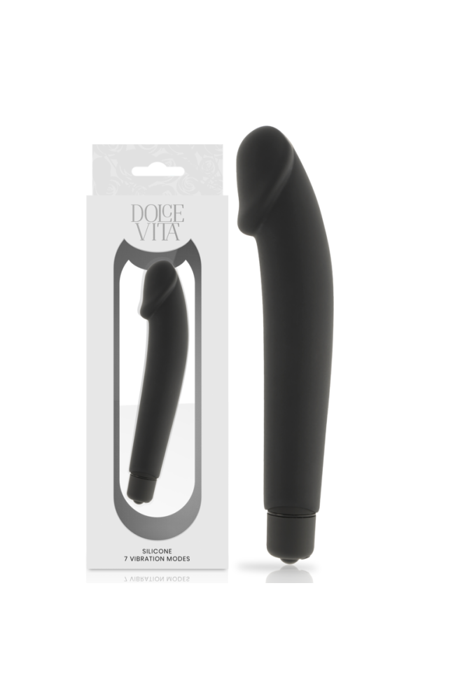 DOLCE VITA - REALISTIC BLACK SILICONE