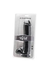 GET REAL - DILDO 28 CM CON SFERE NERO