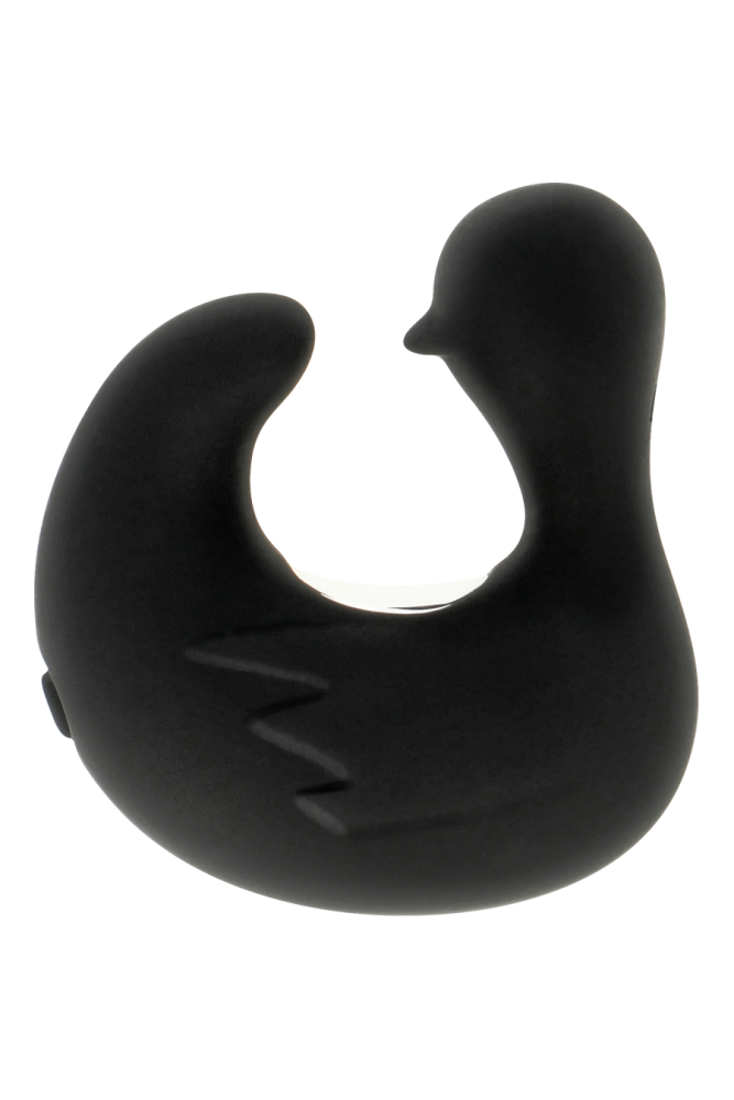 BLACK&SILVER - DUCKYMANIA DITALE RICARICABILE STIMOLANTE D'ANATRA IN SILICONE
