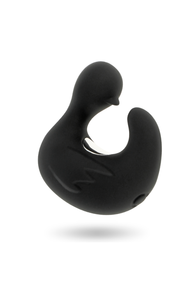 BLACK&SILVER - DUCKYMANIA DITALE RICARICABILE STIMOLANTE D'ANATRA IN SILICONE