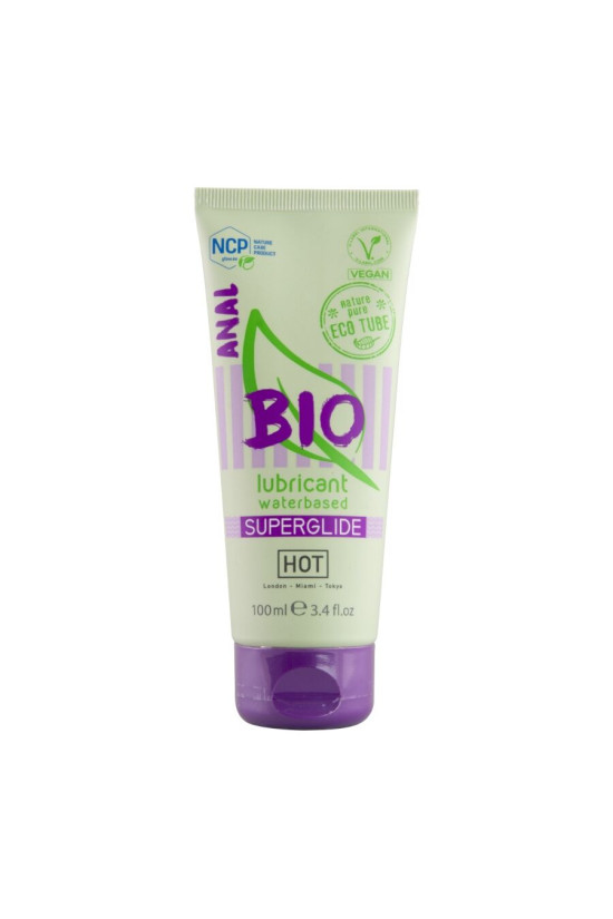 HOT - LUBRIFICANTE BIO A BASE D'ACQUA ANAL 100 ML