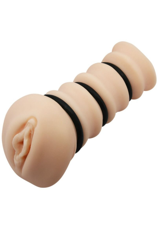 CRAZY BULL - MASTURBADOR CON ANELLI VAGINA MODELLO 2