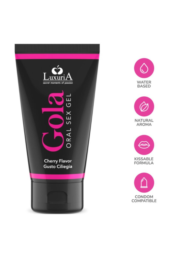 INTIMATELINE LUXURIA - GEL PER SESSO ORALE GUSTO CILIEGIA 50 ML