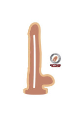 GET REAL - DILDO A DOPPIA DENSIT 18 CM PALLE DI PELLE
