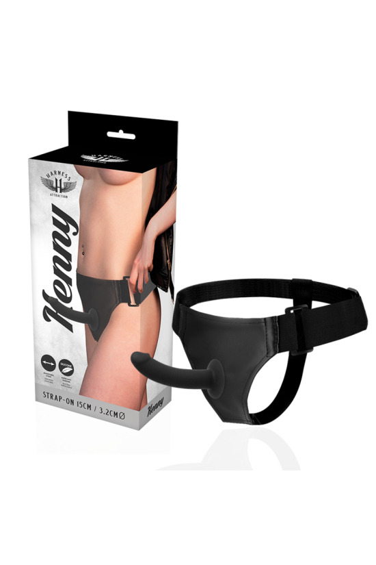 HARNESS ATTRACTION - RNES SILICONE KENNY 15 CM -O- 3.2 CM