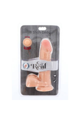 GET REAL - DILDO A DOPPIA DENSIT 18 CM PALLE DI PELLE
