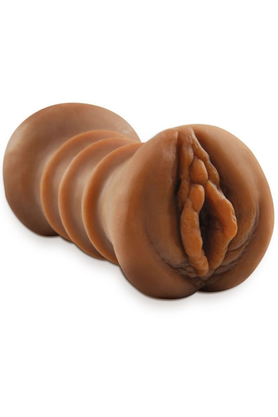 FETISH FANTASY EXTREME - MASTURBATORE REALISTICO A DOPPIA ENTRATA VAGINA E ANO MARRONE