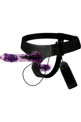 HARNESS ATTRACTION - RODNEY DOPPIA PENETRAZIONE VIBRATORE 18 CM -O- 3.5 CM