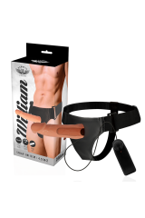 HARNESS ATTRACTION - WILLIAN HOLLOW RNES CON VIBRATORE 17 CM -O- 4.5 CM