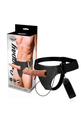 HARNESS ATTRACTION - GREGORY HOLLOW RNES CON VIBRATORE 16.5 CM -O- 4.3 CM