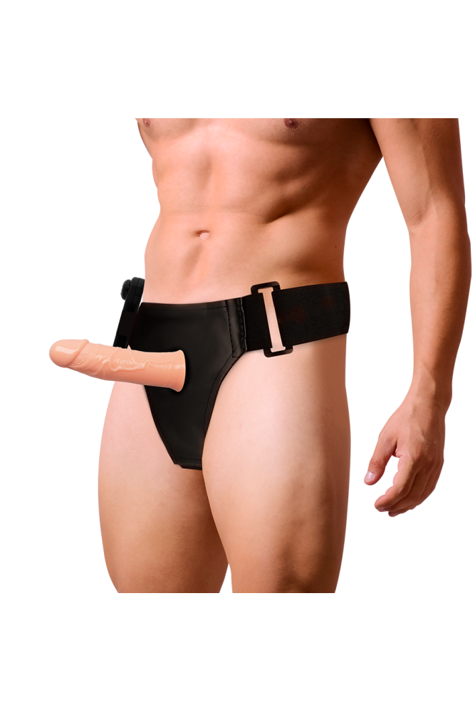 HARNESS ATTRACTION - GREGORY HOLLOW RNES CON VIBRATORE 16.5 CM -O- 4.3 CM