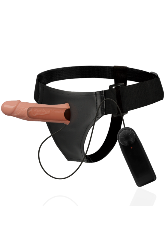 HARNESS ATTRACTION - GREGORY HOLLOW RNES CON VIBRATORE 16.5 CM -O- 4.3 CM