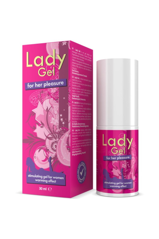 INTIMATELINE - LADY GEL PER GER PLEASURE GEL STIMOLANTE CON EFFETTO CALORE ELLA 30 ML