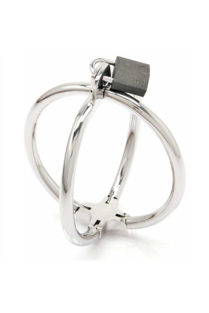 METAL HARD - FERMAMANETTE CRISS CROSS IN ACCIAIO INOSSIDABILE