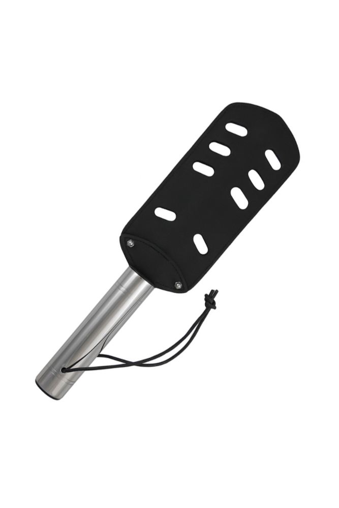 METAL HARD - PAGAIA ORIGINALE IN CUOIO E METALLO - CON FORI