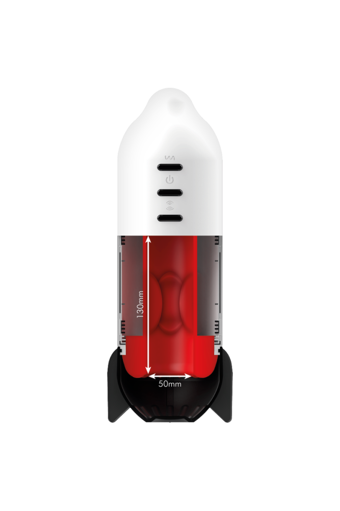 JAMYJOB - ROCKET MASTURBATOR TECNOLOGIA DI COMPRESSIONE MORBIDA E VIBRAZIONE
