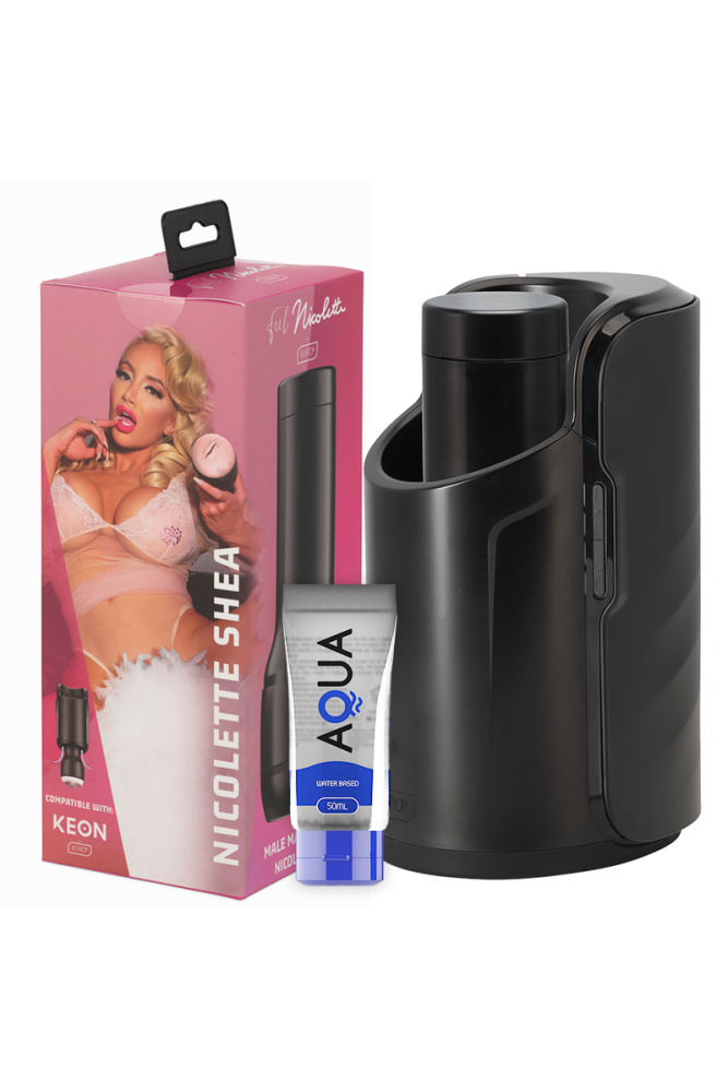 KIIROO - KEON + FEEL NICOLETTE SHEA STROKER + LUBRIFICANTE DI QUALIT AQUA 50 ML