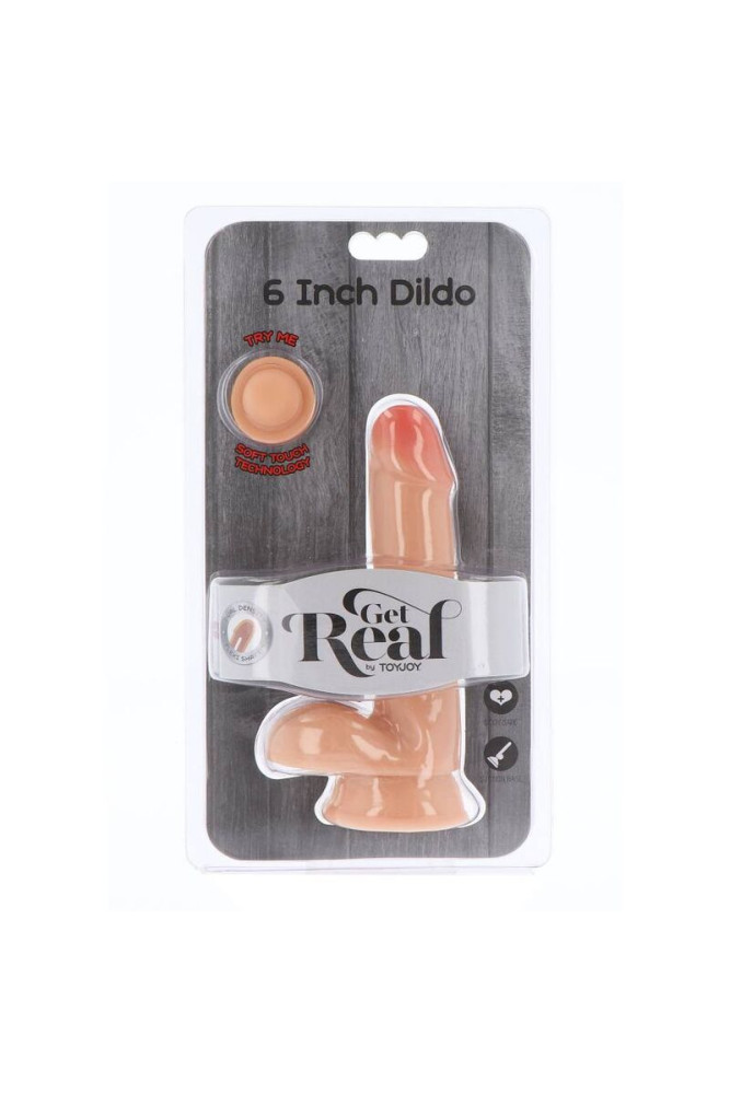 GET REAL - DILDO A DOPPIA DENSIT 17 CM PALLE PELLE