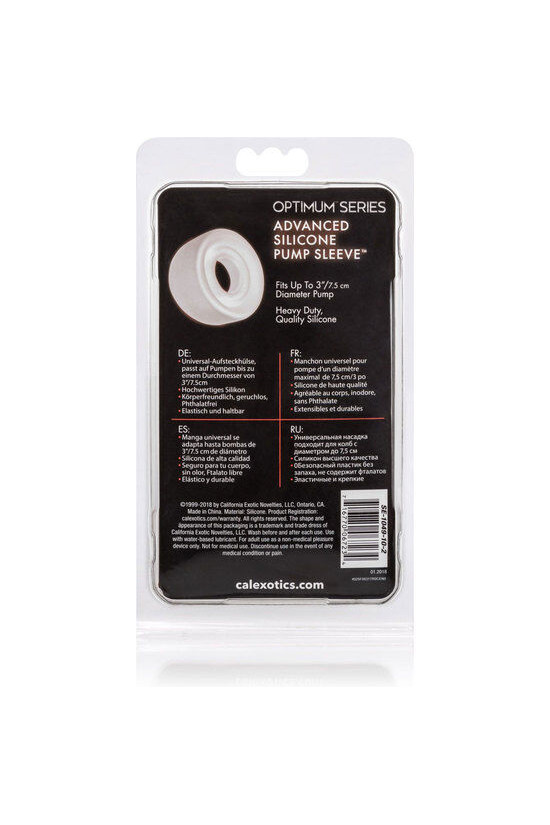 CALEXOTICS - MANICOTTO POMPA IN SILICONE TRASPARENTE ADV