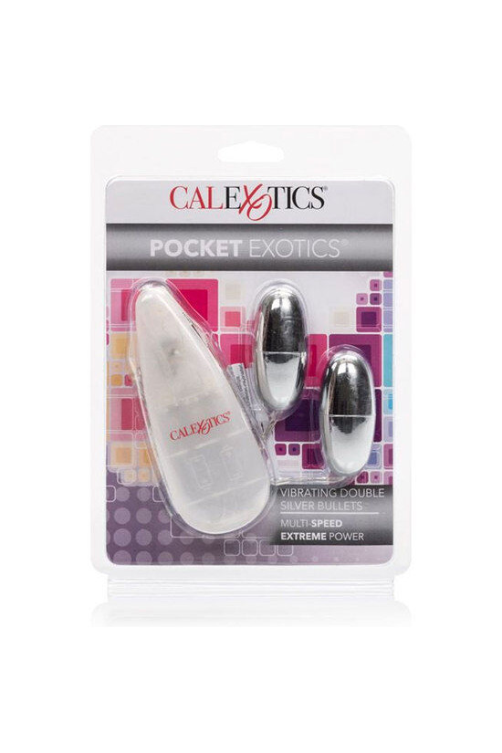 CALEXOTICS - PROIETTILI VIBRANTI ARGENTO DUO