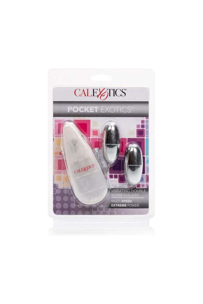 CALEXOTICS - PROIETTILI VIBRANTI ARGENTO DUO