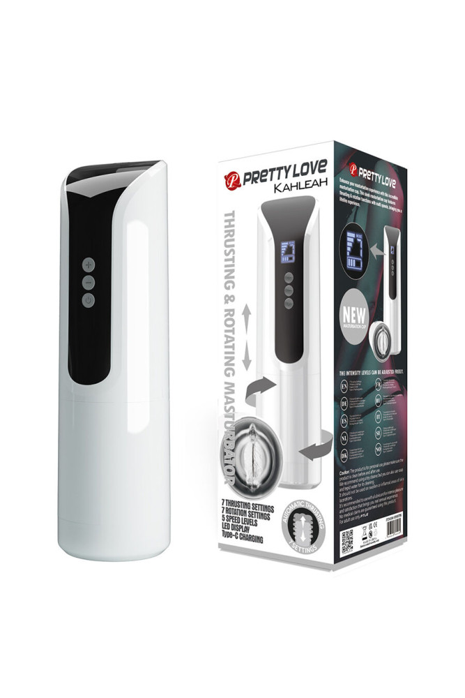 PRETTY LOVE - MASTURBATORE KAHLEAH CON SPINTA E ROTAZIONE