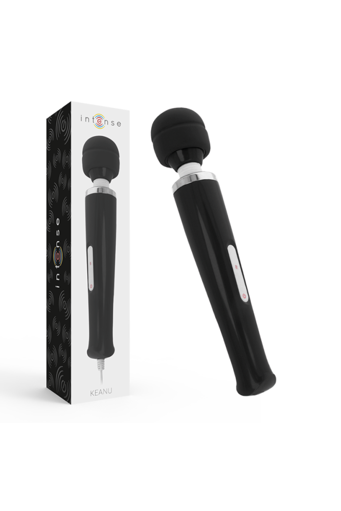 INTENSE - MASSAGGIATORE NERO KEANU WAND