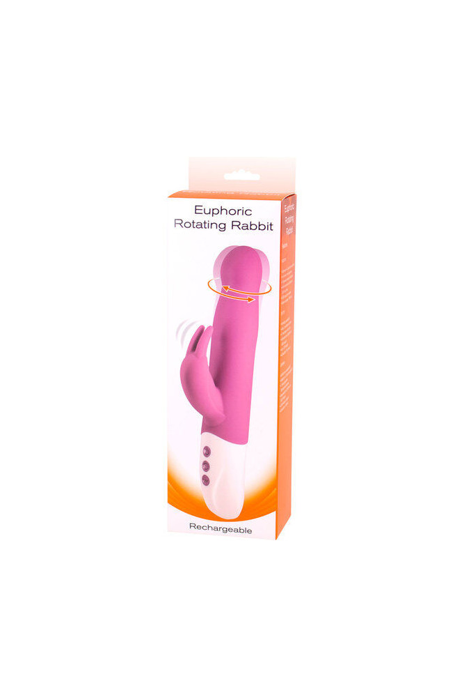 SEVEN CREATIONS - VIBRATORE EUPHORIC BUNNY CON ROTAZIONE LILLA