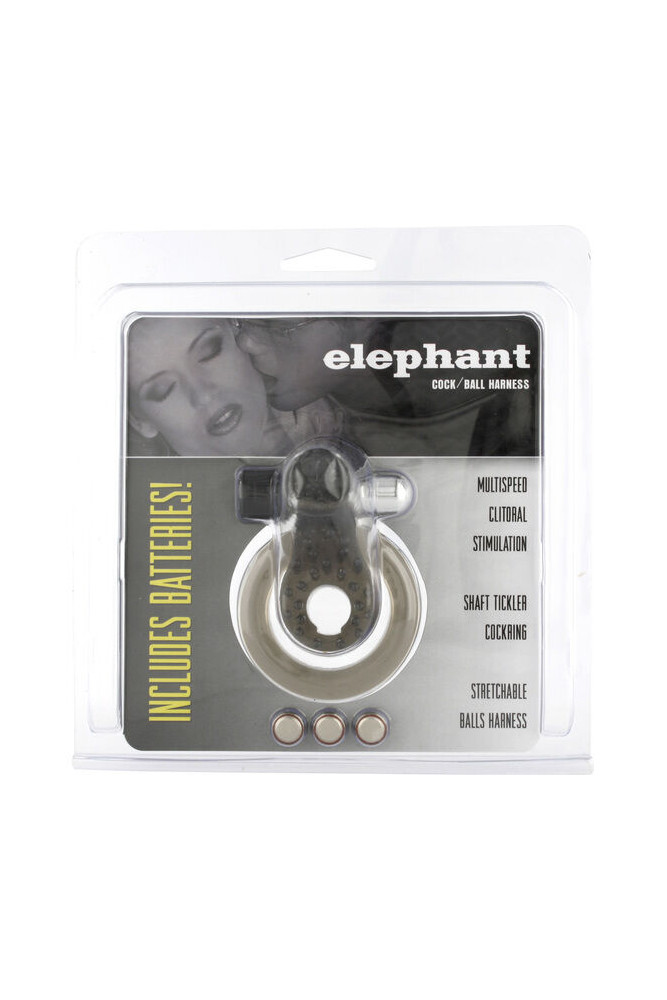 SEVEN CREATIONS - ANELLO VIBRANTE CON ELEFANTE STIMOLANTE