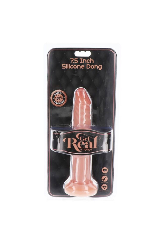 GET REAL - DONG IN SILICONE 19 CM PELLE