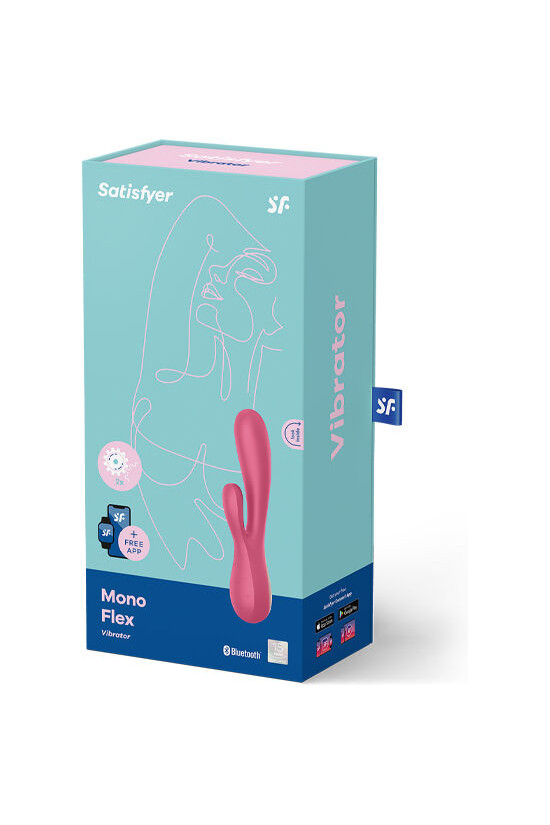 SATISFYER - MONO FLEX ROSSO CON APP