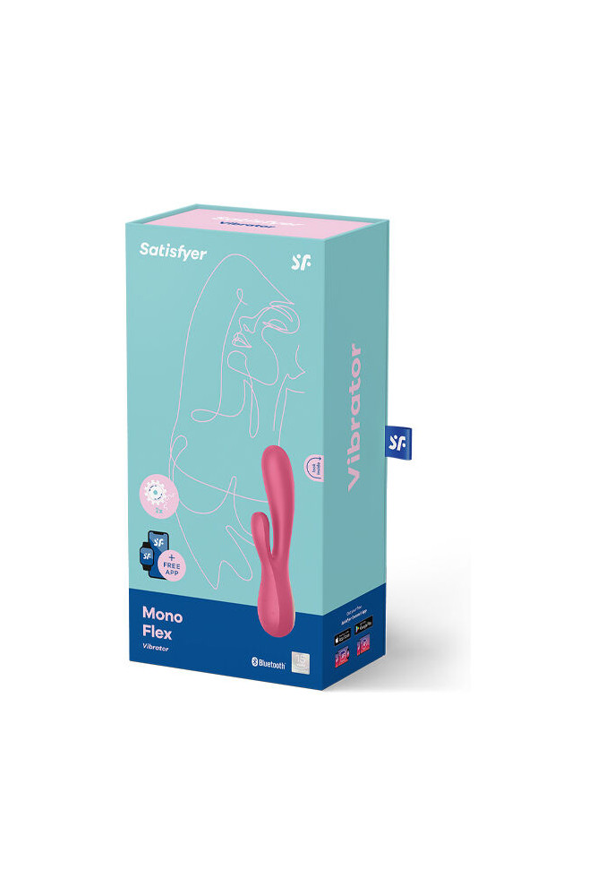 SATISFYER - MONO FLEX ROSSO CON APP