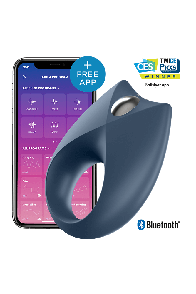 SATISFYER - POTENTE VIBRATORE ROYAL ONE RING APP