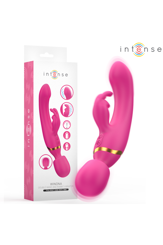 INTENSE - WINONA DOPPIO VIBRATORE CONIGLIO E BACCHETTA