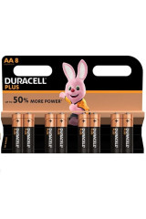DURACELL - BATTERIA PLUS POWER AA LR6 8UNIT