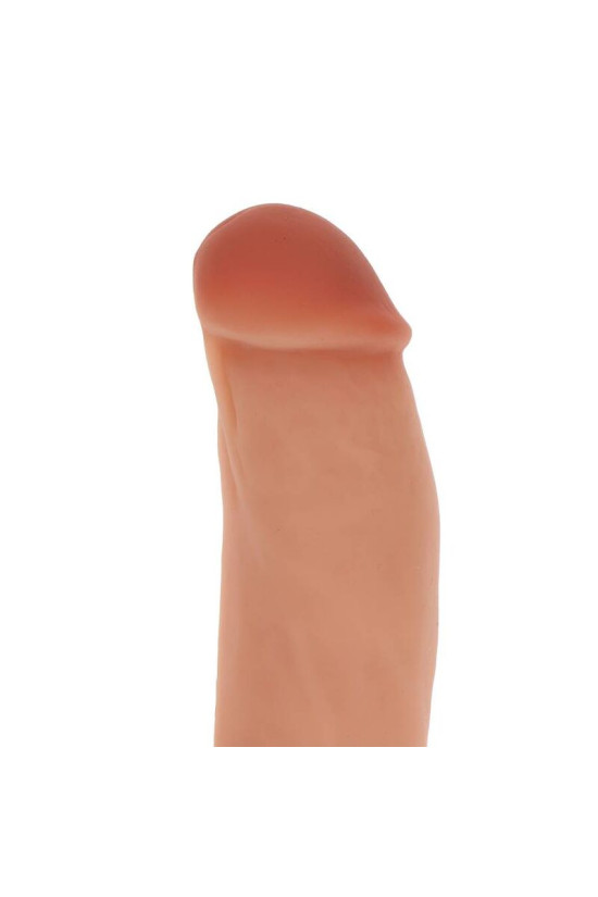 GET REAL - DILDO IN SILICONE 18 CM CON PALLE IN PELLE