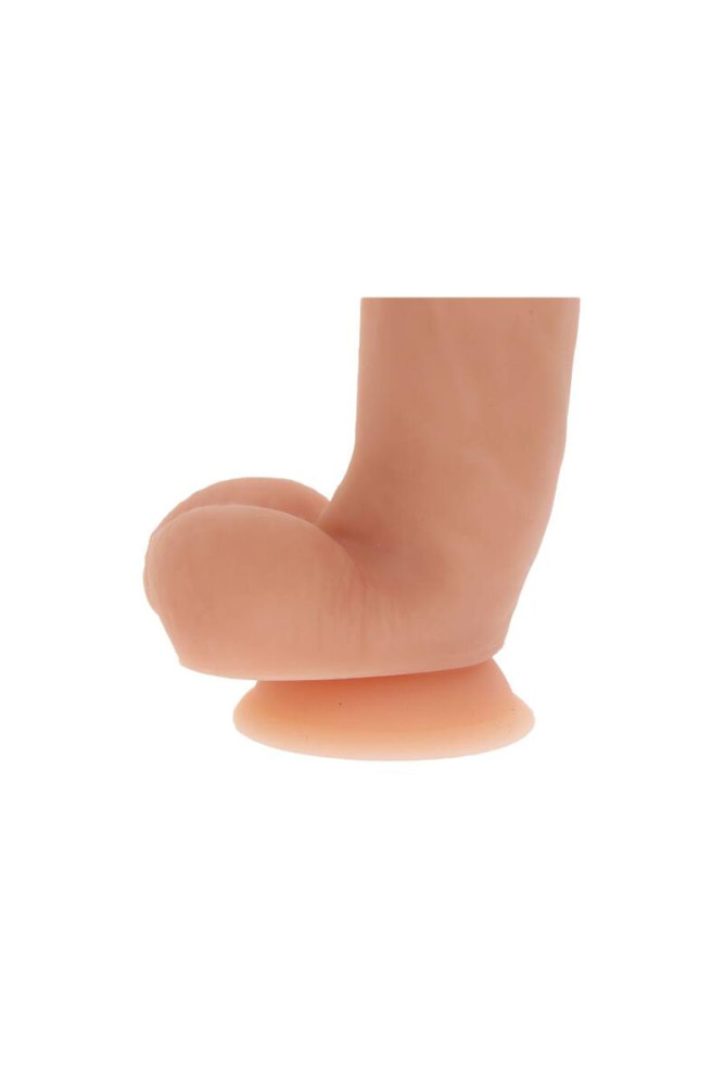 GET REAL - DILDO IN SILICONE 18 CM CON PALLE IN PELLE