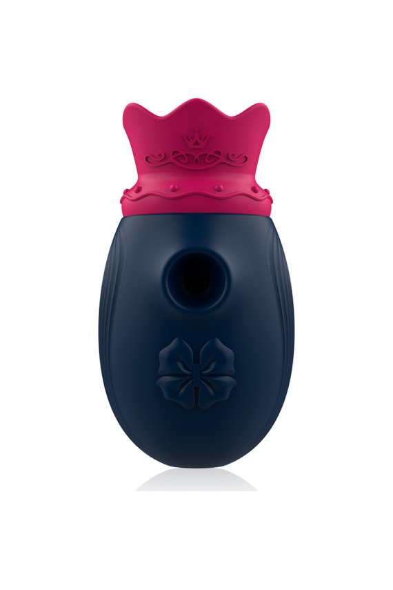 INTENSE - STIMOLATORE CLITORIDEO 10 MODALITÀ DI ASPIRAZIONE E LECCATURA - BLU