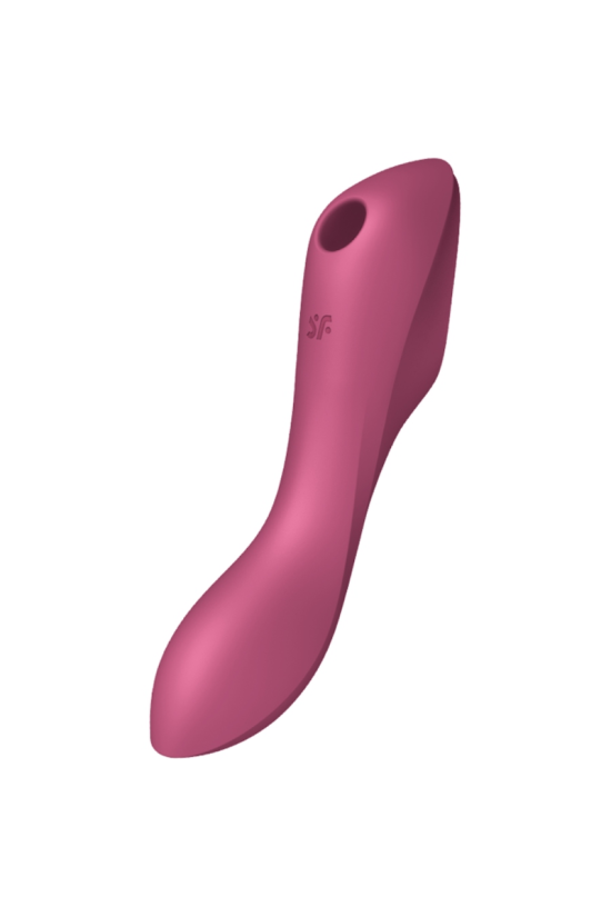 SATISFYER - VIBRATORE CURVY TRINITY 3 AIR PULSE ROSSO