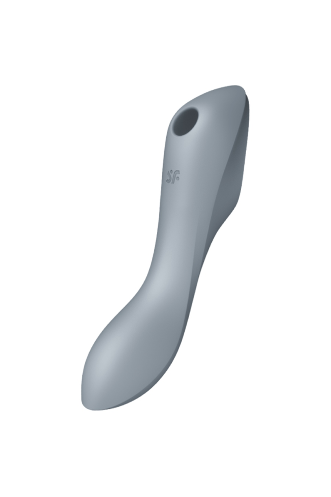SATISFYER - VIBRATORE CURVY TRINITY 3 AIR PULSE GRIGIO