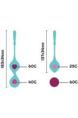 RITHUAL - SET I DI ALLENAMENTO PELVICO DEVA AQUA GREEN