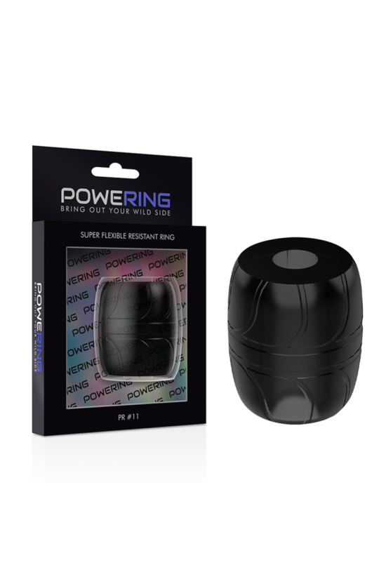 POWERING - ANELLO PER PENE SUPER FLESSIBILE E RESISTENTE 5 CM PR11 NERO