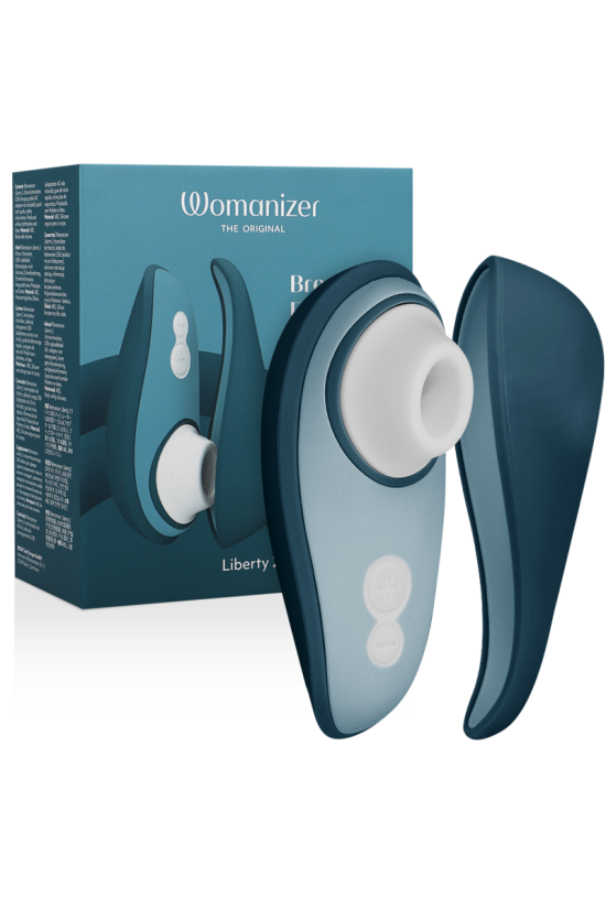 WOMANIZER - LIBERTY 2 STIMOLATORE CLITORIDEO E ASPIRAZIONE BLU