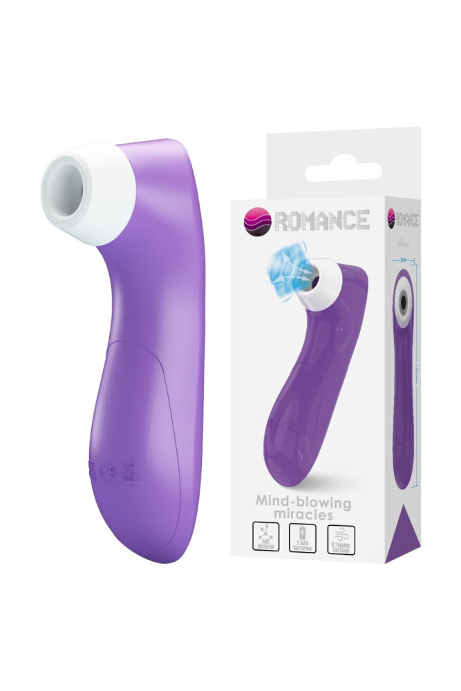 ROMANCE - STRUMENTO DI ASPIRAZIONE CLITORIDEA CON TECNOLOGIA A PULSAZIONE VIOLA