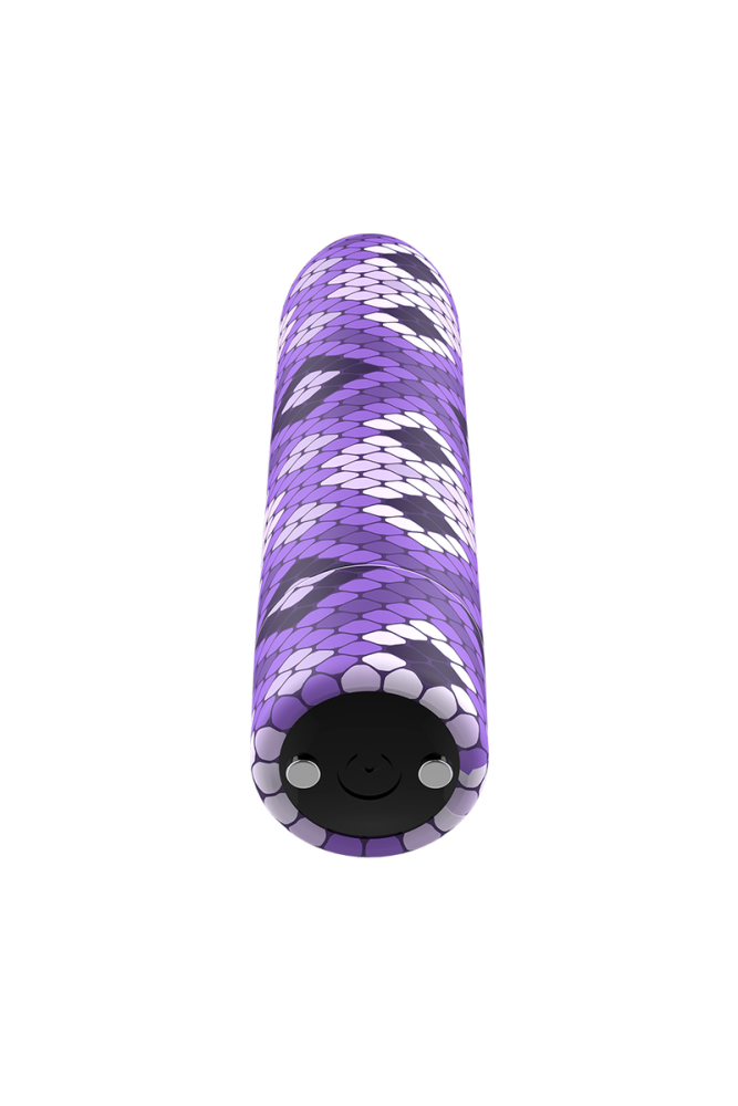 CUSTOM BULLETS - RECHARGEABLE SNAKE PURPLE MAGNETIC BULLET 10V