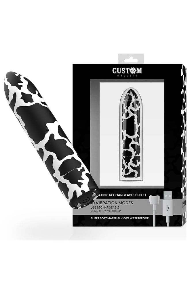 CUSTOM BULLETS - BULLET RICARICABILI MUCCA 10 INTENSITÀ