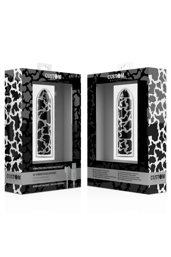 CUSTOM BULLETS - BULLET RICARICABILI MUCCA 10 INTENSITÀ